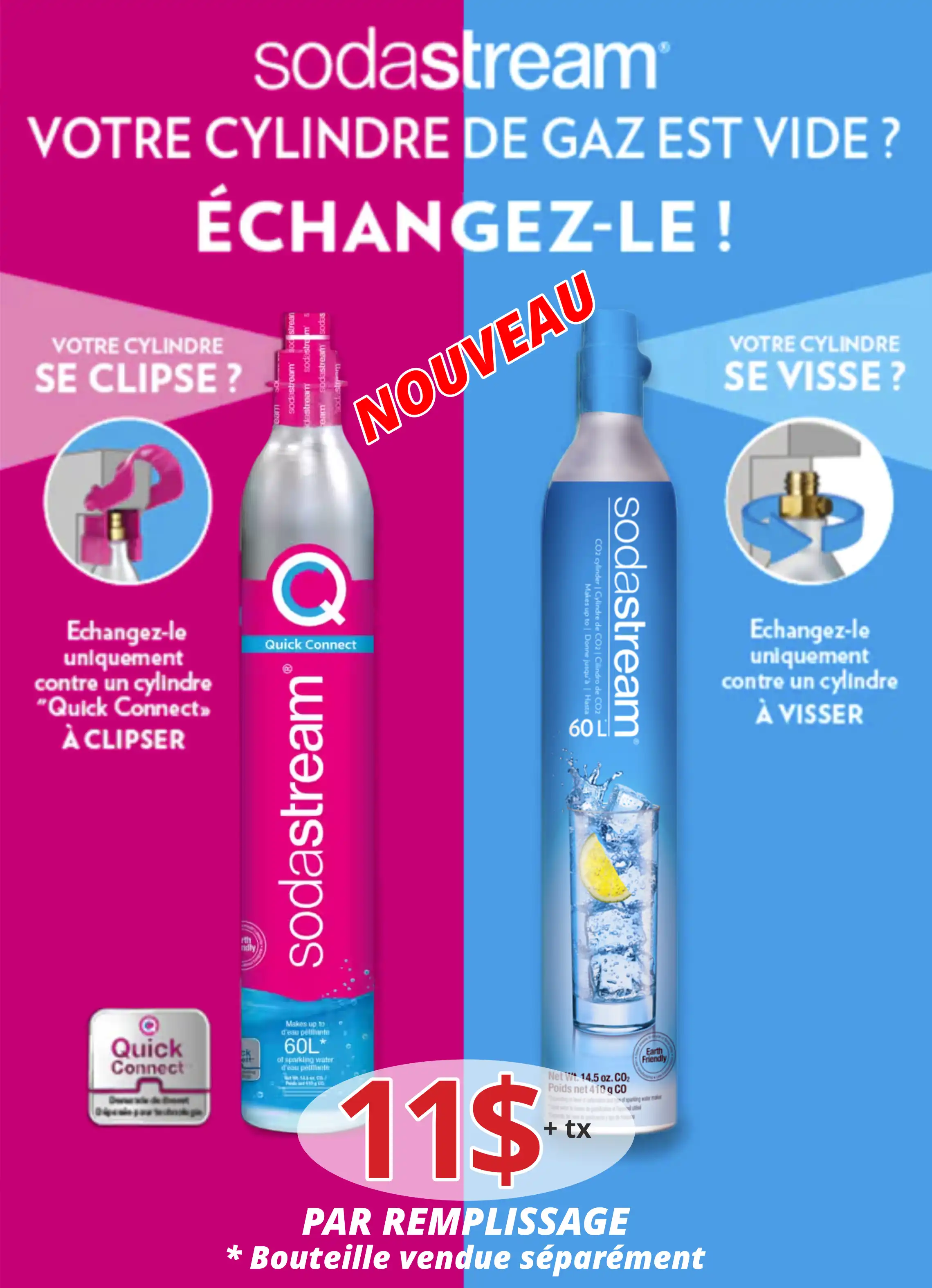 VAPOREL Azur Eau Pure Inc. Soda Stream 2025